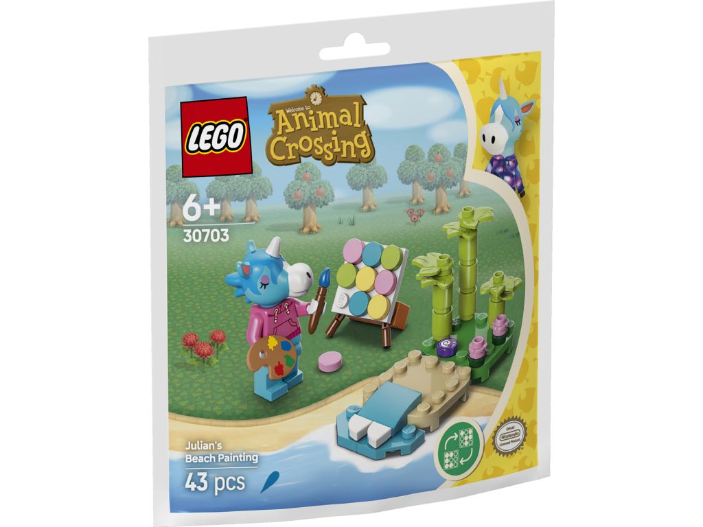 LEGO® Animal Crossing 30703 Julian i plażowy obraz