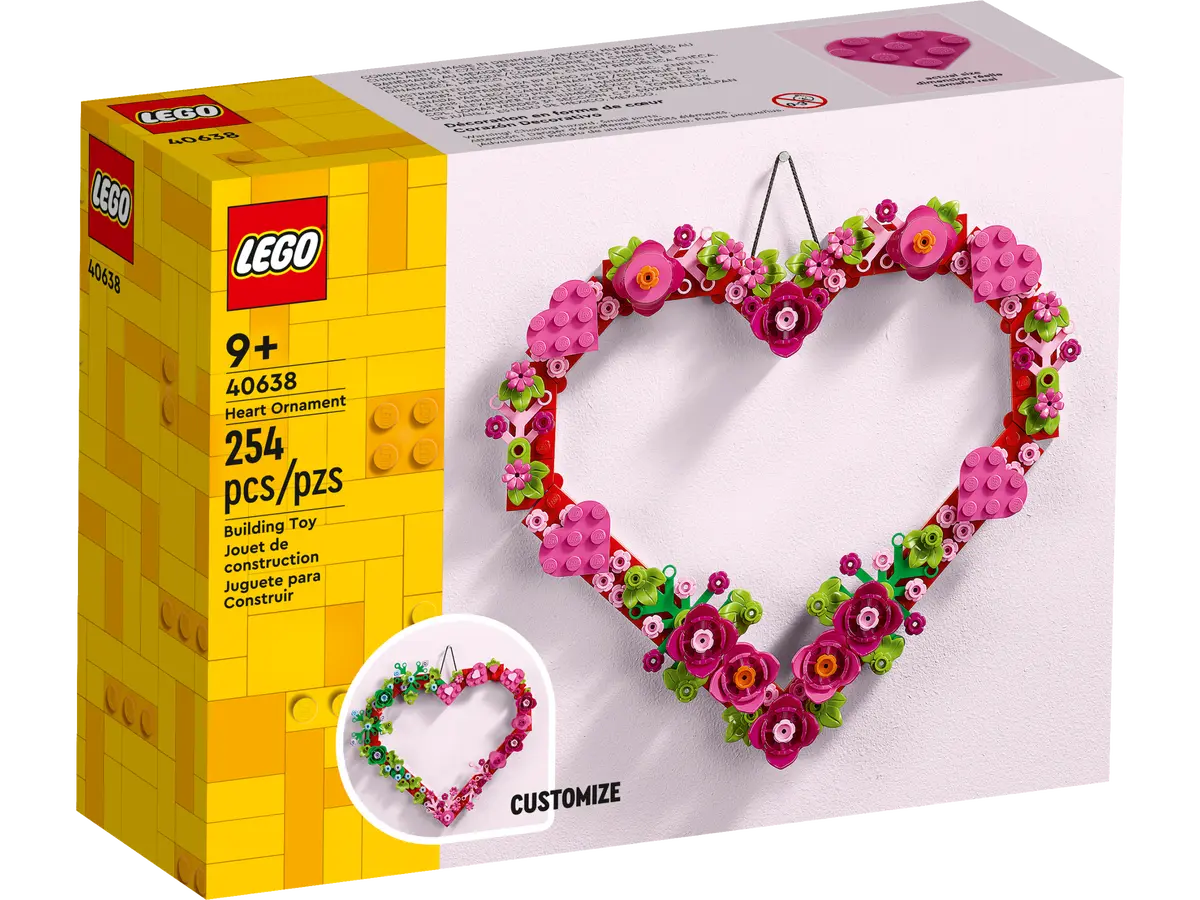 LEGO®  40638 Ozdoba w kształcie serca