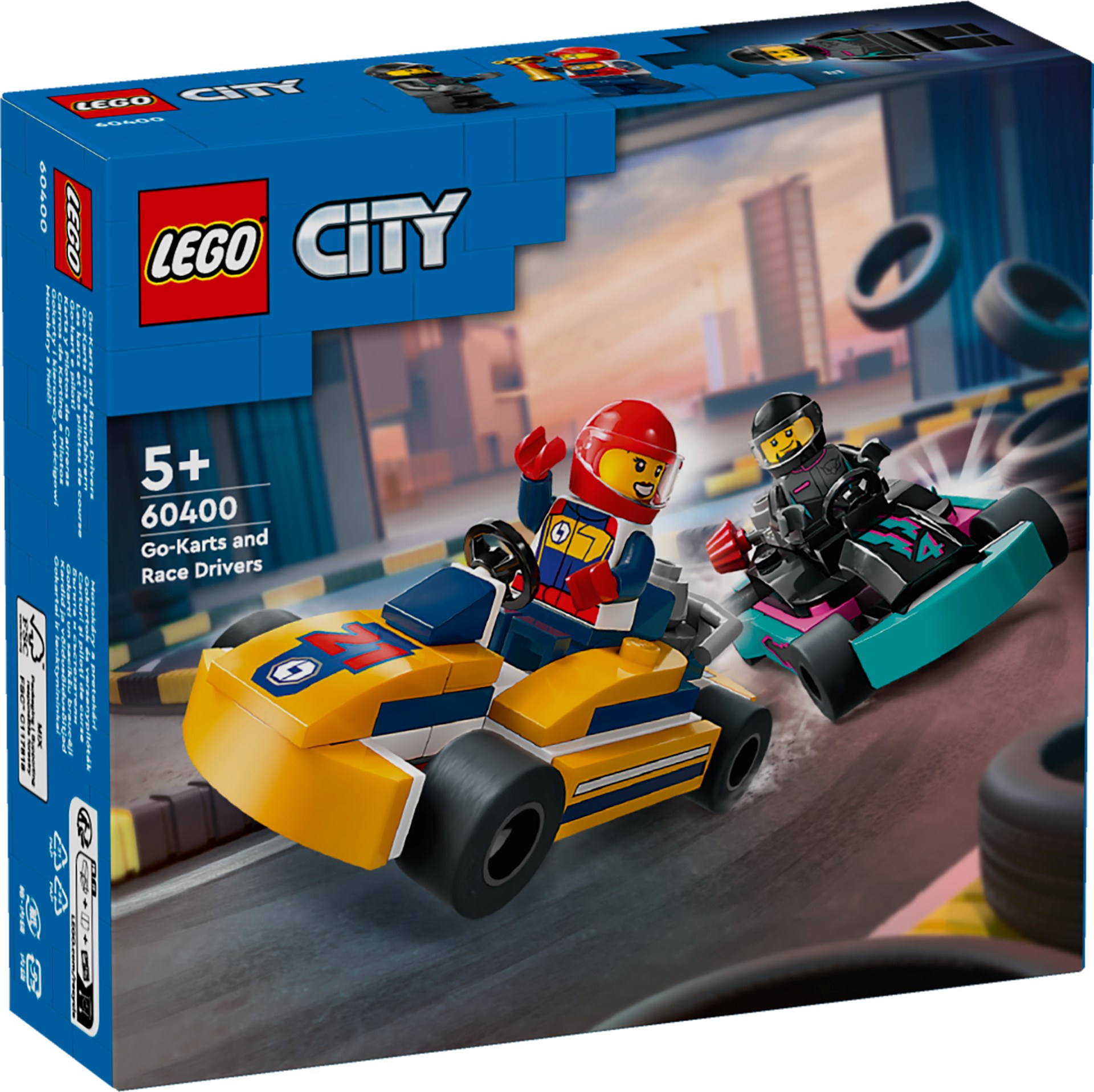 LEGO® City 60400 Gokarty i kierowcy wyścigowi