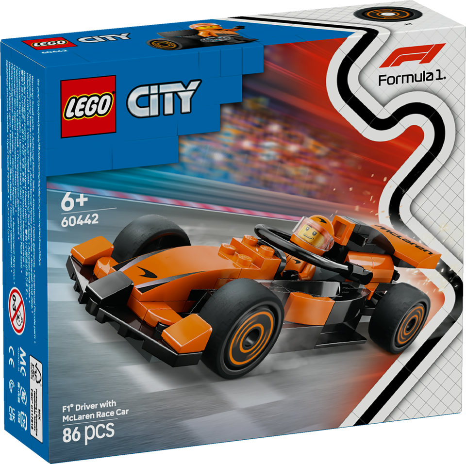 LEGO® City 60442 F1 Kierowca i bolid McLaren