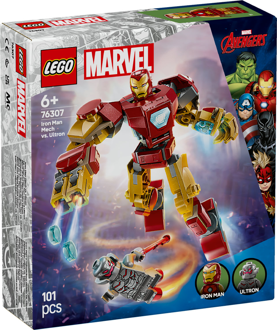 LEGO® Super Heroes 76307 Mech Iron Mana kontra Ultron