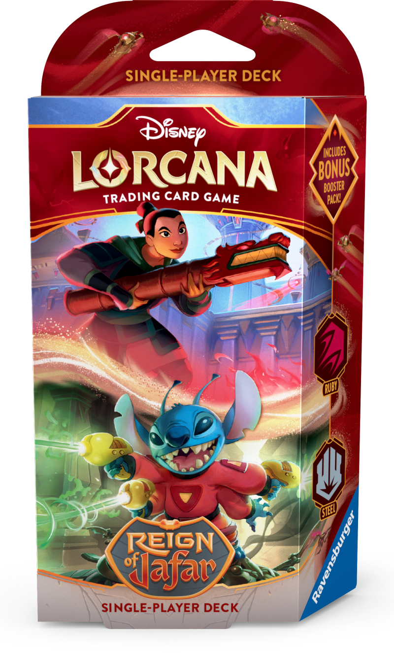 Disney Lorcana TCG: Reign of Jafar - Ruby & Steel Starter Deck