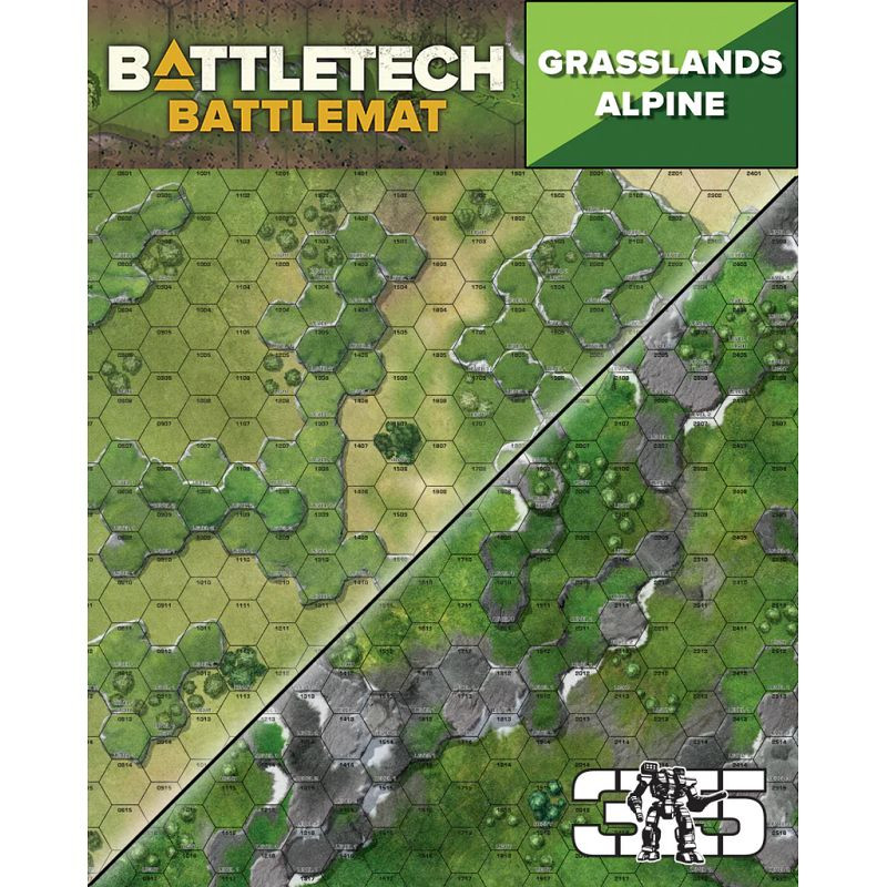 Battletech: Battlemat Grasslands/Alpine