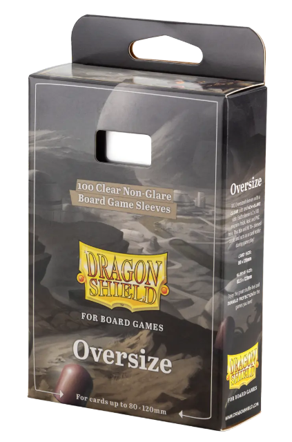 Koszulki na karty Dragon Shield Clear Non-Glare Oversize - 100 szt