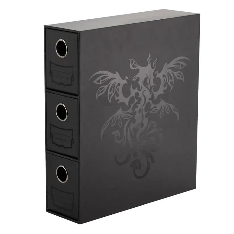 Dragon Shield Fortress Card Drawers Box - Black