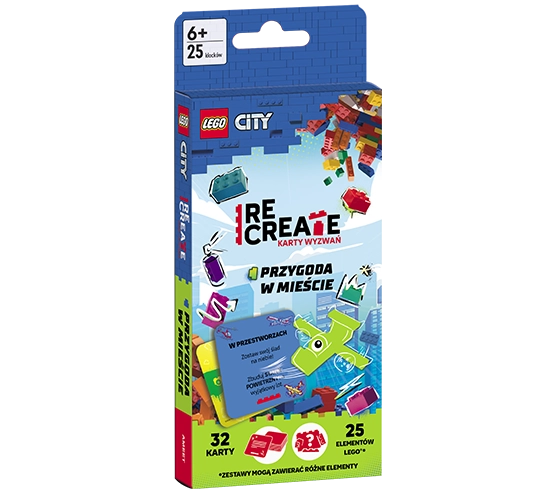 Lego Recreate: Karty Wyzwań - Przygoda w mieście