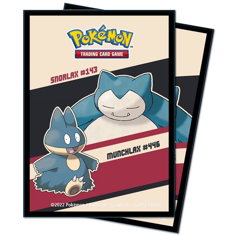 Koszulki na karty Ultra-Pro Pokémon Standard 66x91 mm 65 sztuk - Snorlax and Munchlax