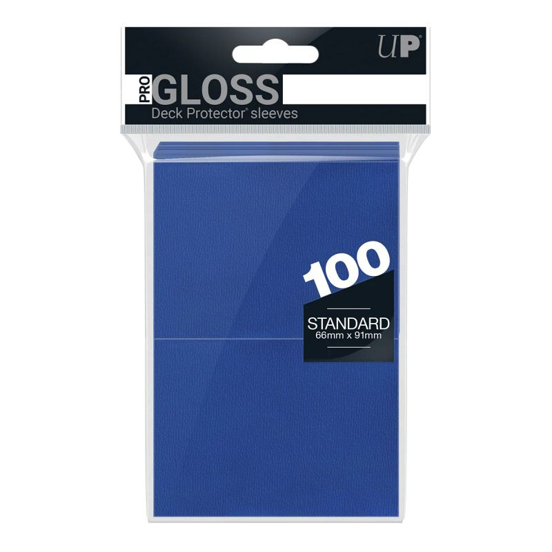 Koszulki na karty Ultra-Pro Pro-Gloss 66x91 mm 100 sztuk - Niebieskie