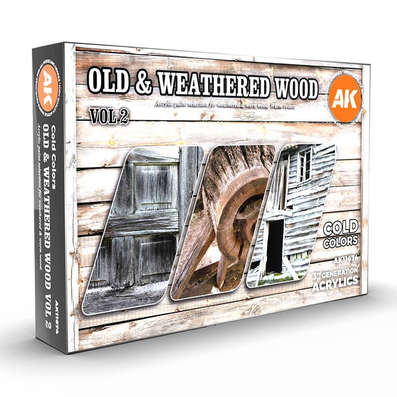 AK Interactive Old & Weathered Wood Vol2