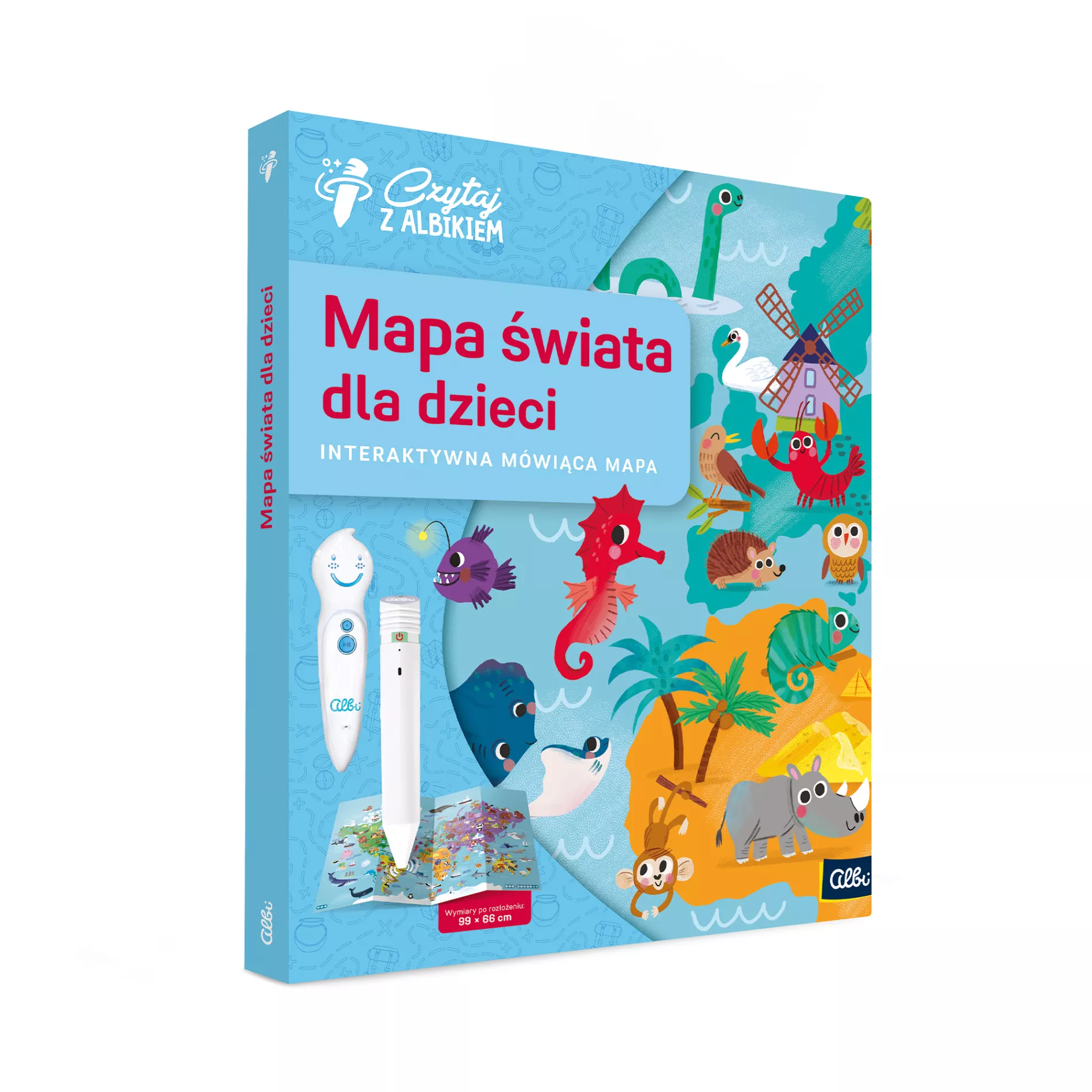 Albik: Mapa świata dla dzieci 4+