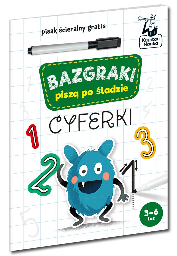 Kapitan Nauka: Bazgraki piszą po śladzie. Cyferki