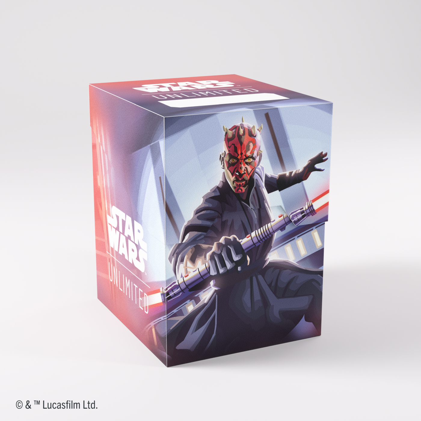 Pudełko na karty Gamegenic Star Wars Unlimited: Soft Crate - Darth Maul