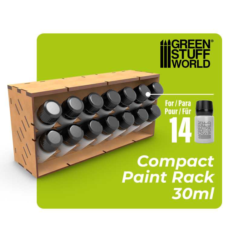 Green Stuff World: Modułowy stojak na farby 30ml - pionowy COMPACT