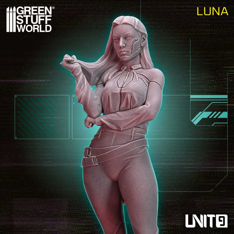 Green Stuff World: UNIT9 Cyberpunk - Luna 54mm