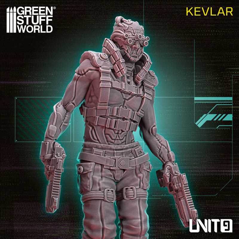 Green Stuff World: UNIT9 Cyberpunk - Kevlar 54mm