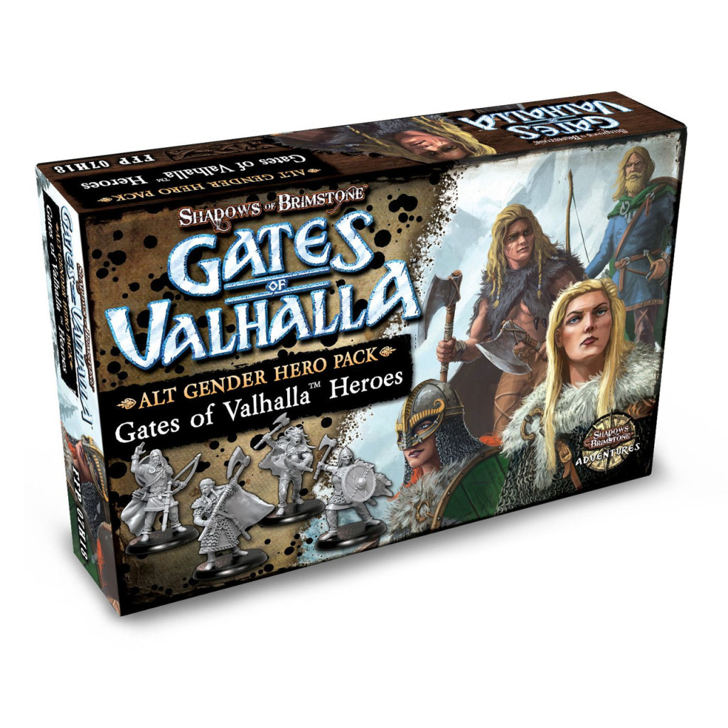 Shadows of Brimstone: Gates of Valhalla - Alt Gender Hero Miniatures
