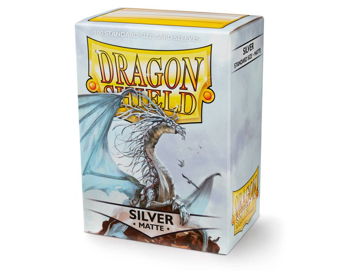 Koszulki na karty Dragon Shield: Standard CCG Matte - Player's Choice - Silver - 100 sztuk