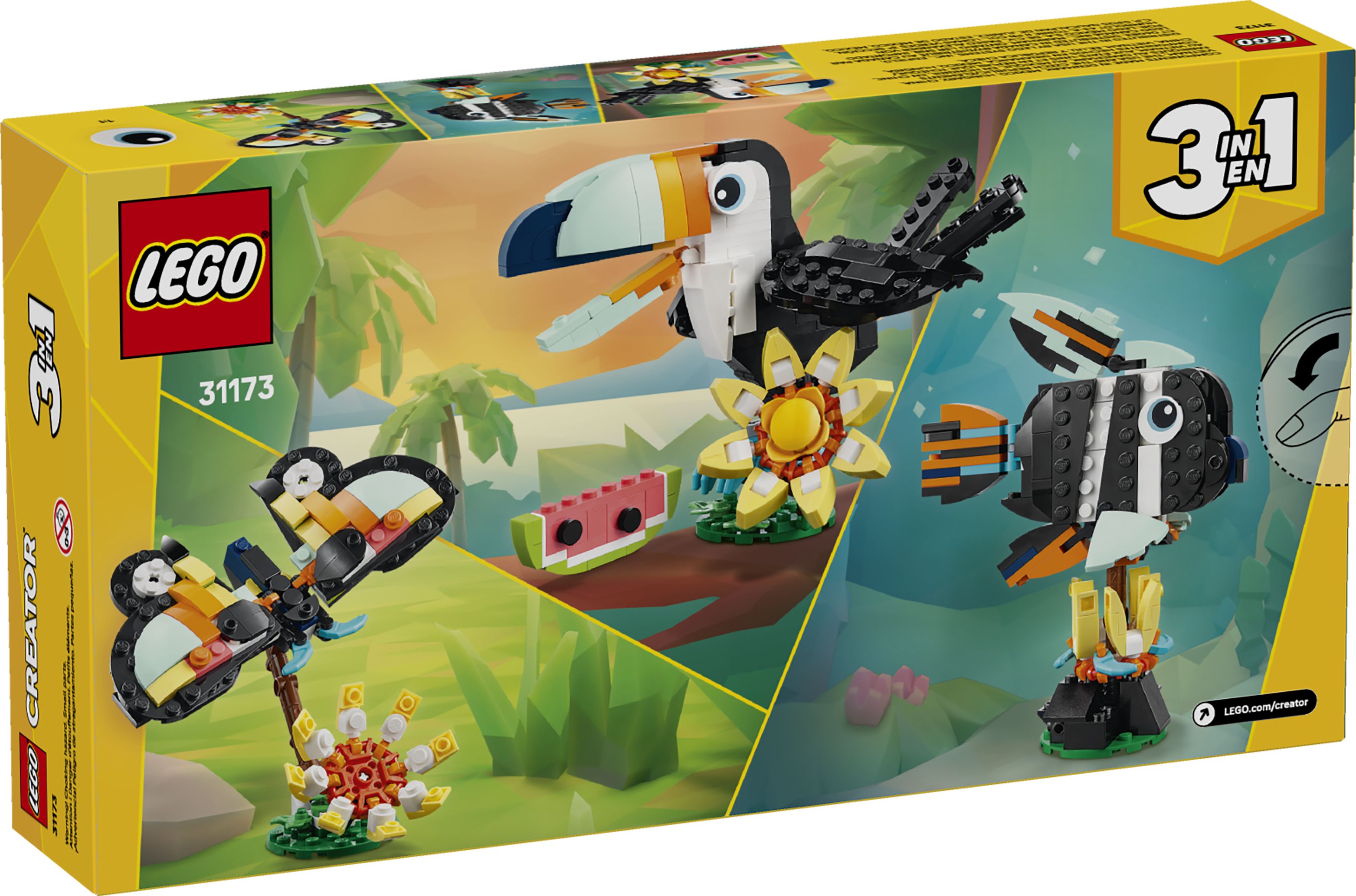 LEGO® Creator 31173 Dzikie zwierzęta: Tropikalny tukan