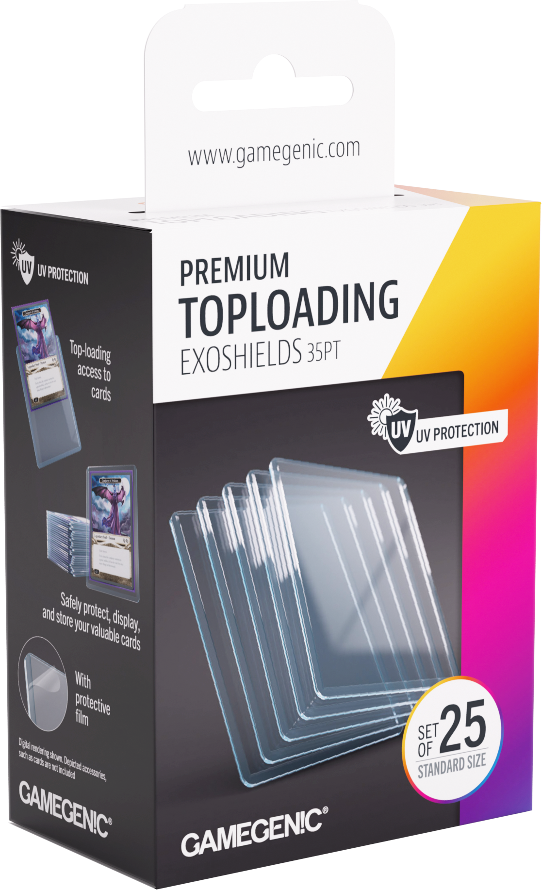Gamegenic: Premium Toploading Exoshields (25 sztuk)