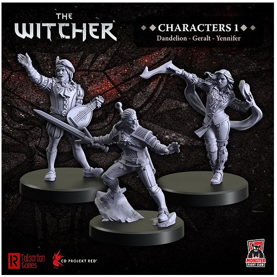 The Witcher RPG: Characters 1 - Geralt, Yennefer, Dandelion
