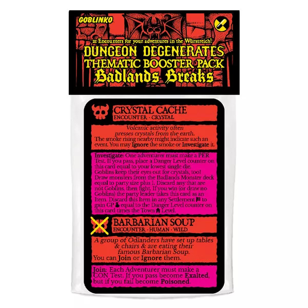 Dungeon Degenerates: Badlands Breaks - Booster