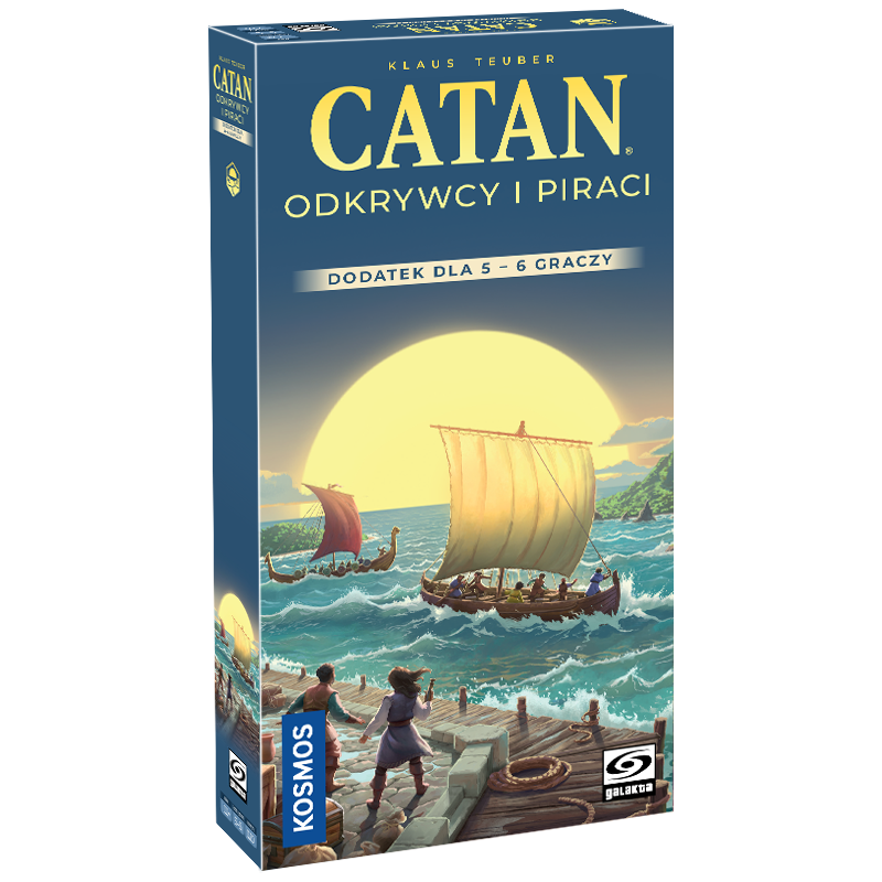 Catan - Odkrywcy i Piraci - Dodatek dla 5-6 graczy (edycja 2025)