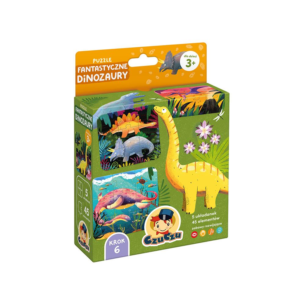 CzuCzu: Puzzle - Fantastyczne Dinozaury 3+