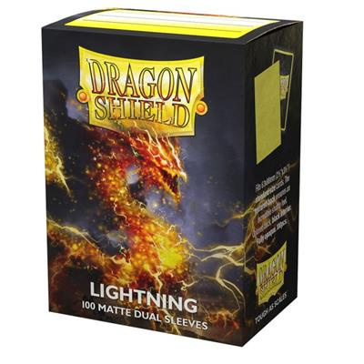 Koszulki na karty Dragon Shield Matte Dual - Lightning  - 100 sztuk