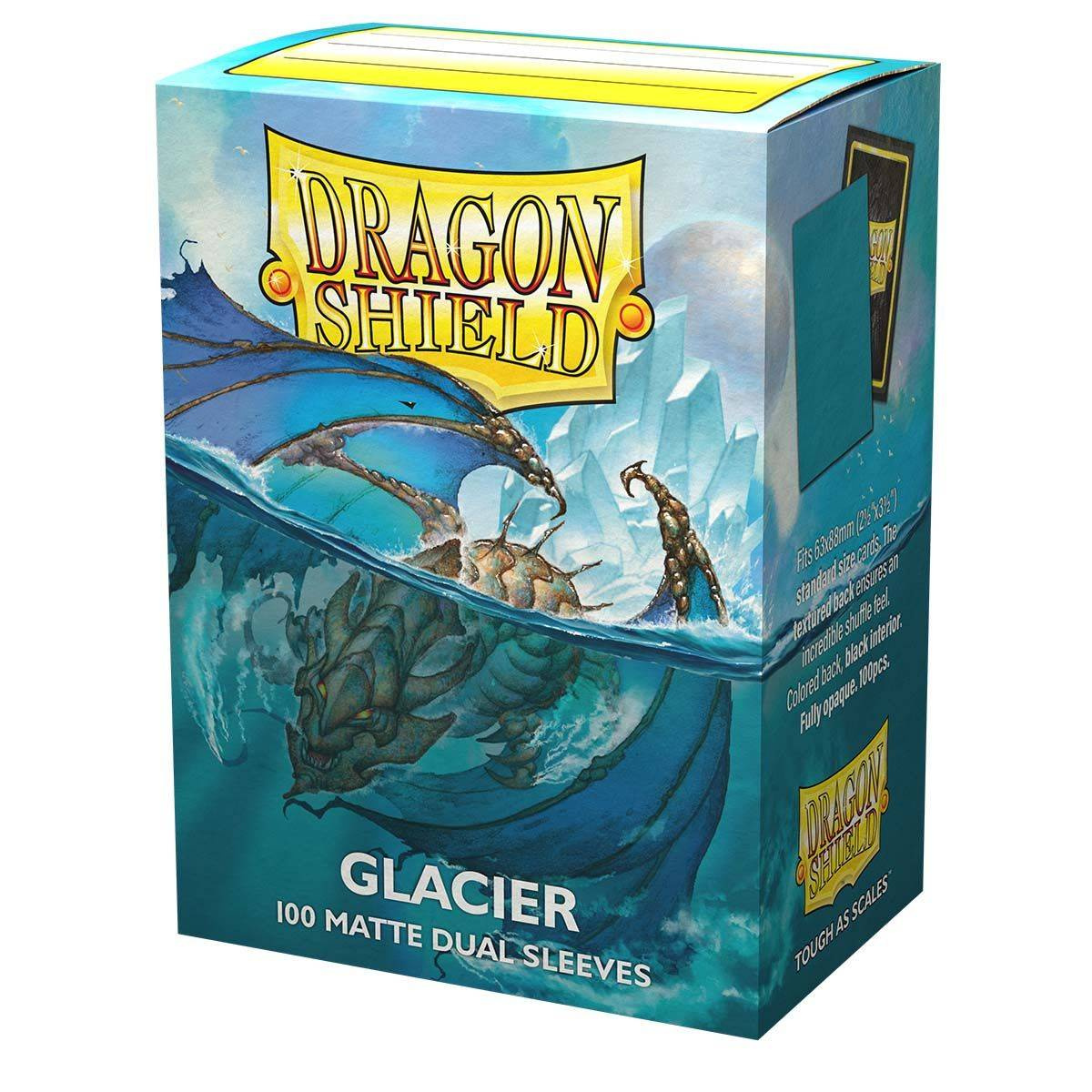 Koszulki na karty Dragon Shield: Matte Dual - Glacier - 100 sztuk
