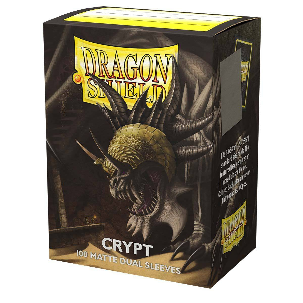 Koszulki na karty Dragon Shield: Matte Dual - Crypt - 100 sztuk