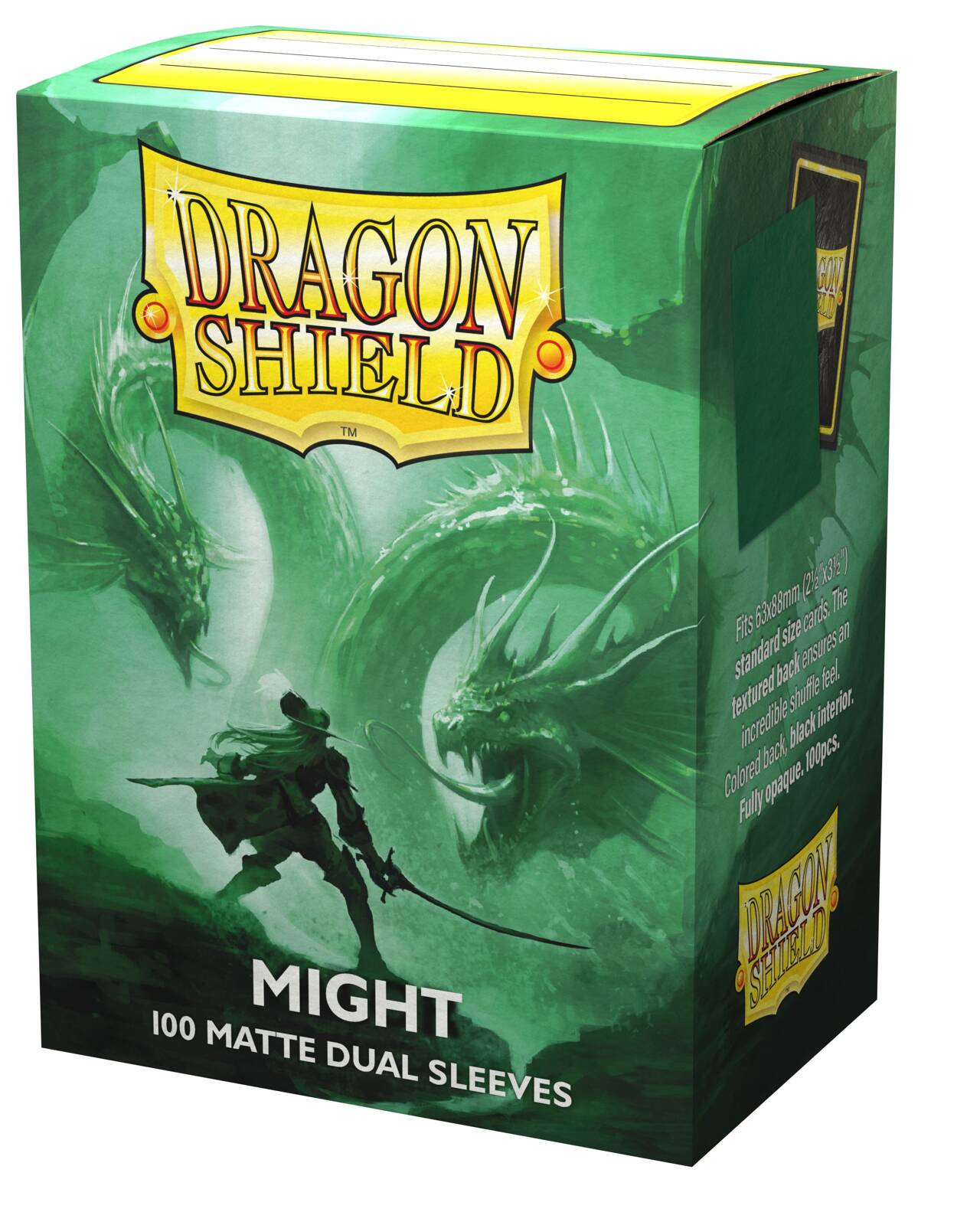Koszulki na karty Dragon Shield: Matte Dual - Might - 100 sztuk