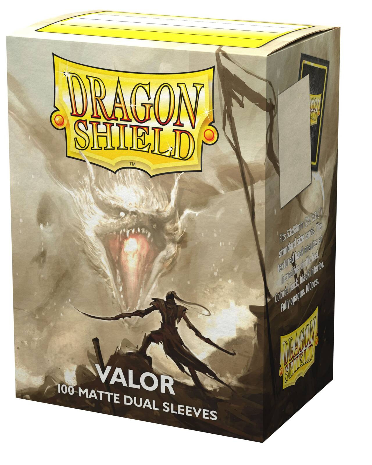 Koszulki na karty Dragon Shield: Matte Dual - Valor - 100 sztuk