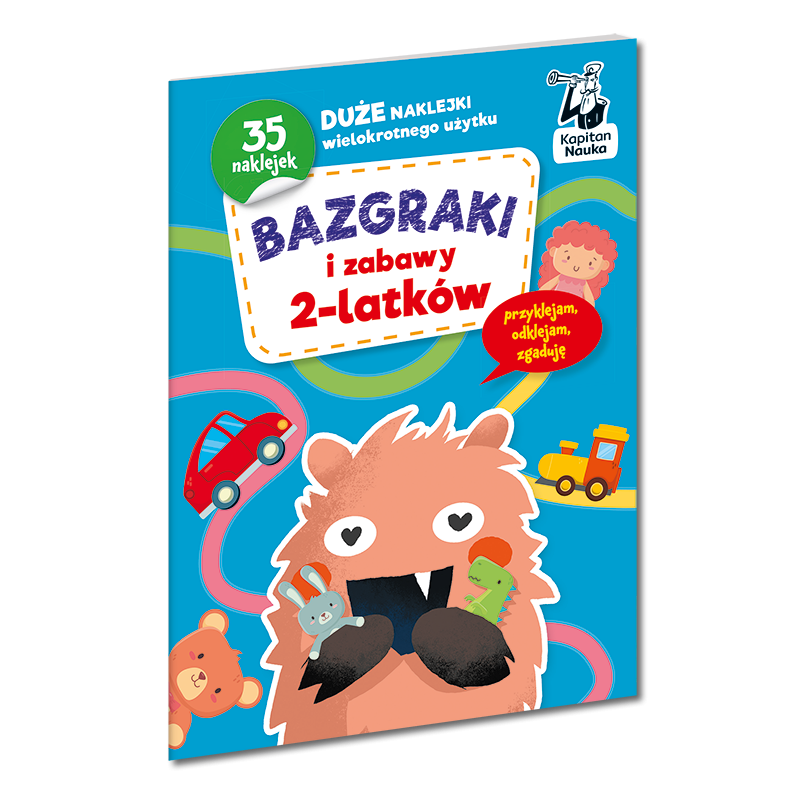 Kapitan Nauka: Bazgraki i zabawy 2-latków