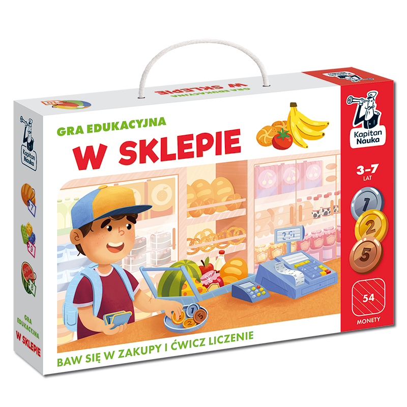 Kapitan Nauka: W sklepie. Gra edukacyjna