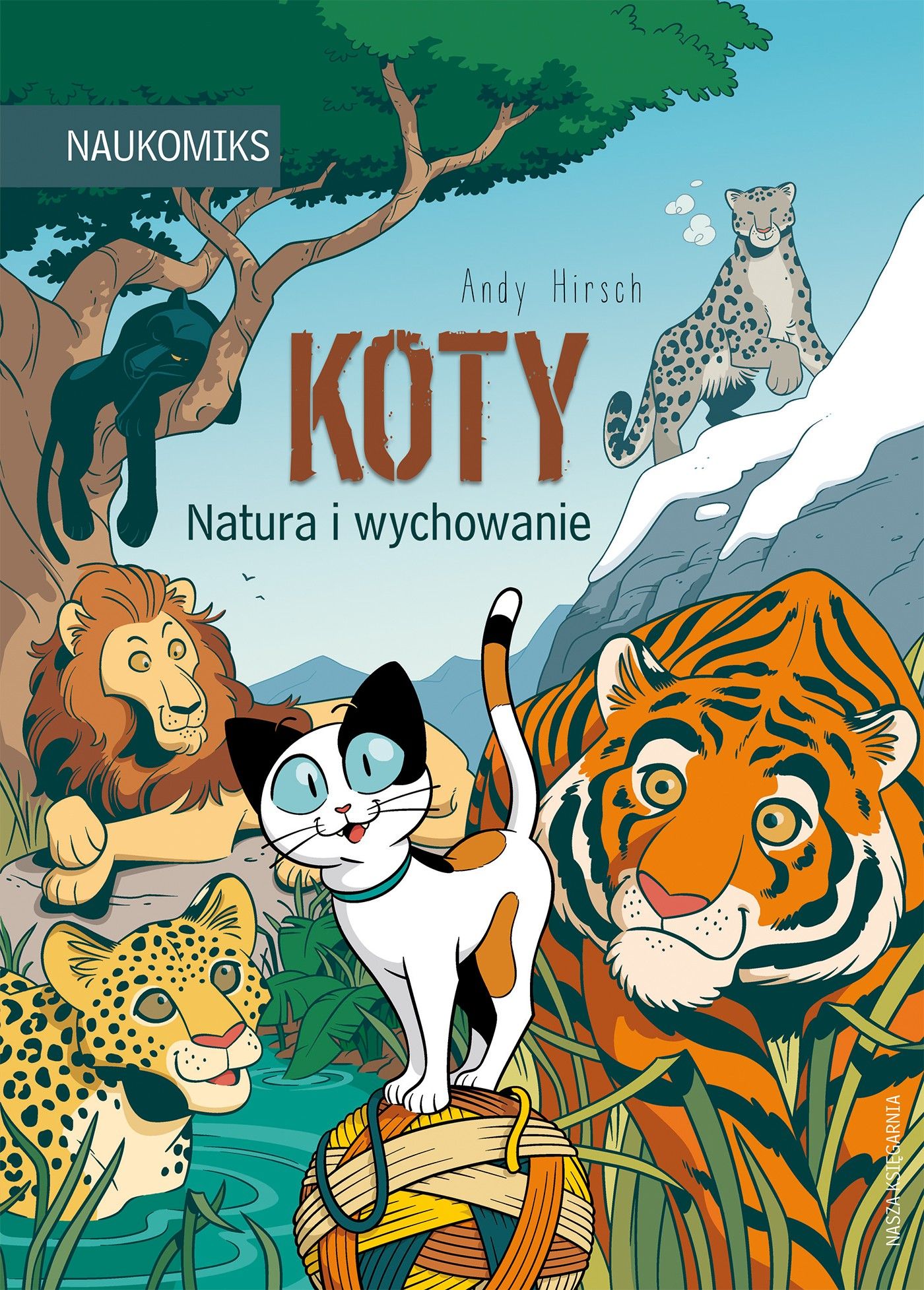 Naukomiks: Koty - natura i wychowanie