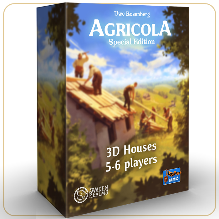 Agricola: 3D Houses and Mills - 5&6th Player Set