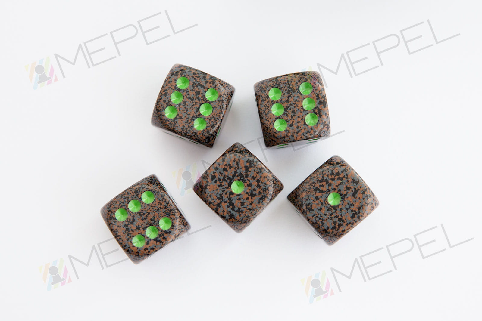 Chessex D6 16mm Speckled Earth die