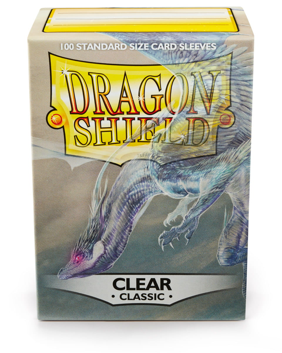 Koszulki na karty Dragon Shield Classic - przezroczyste - 100 sztuk