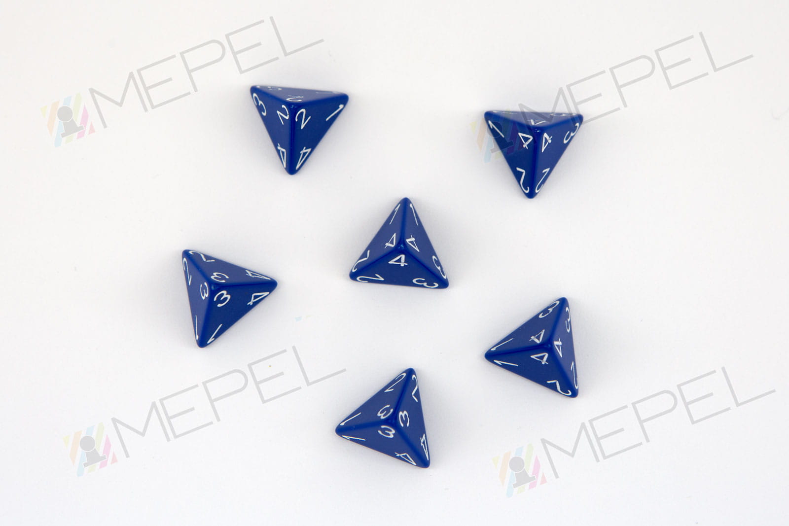 Dice / die D4 - blue