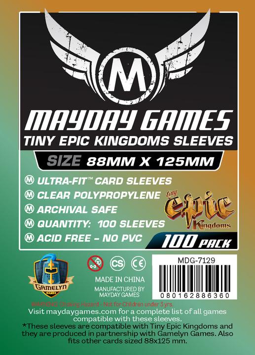 Mayday card sleeves: "Tiny Epic" 88x125 mm 100 pcs