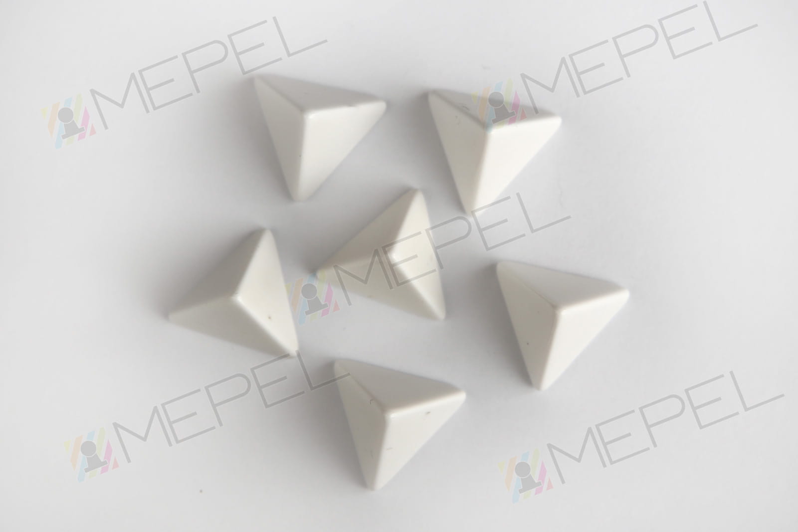 Kości Chessex - czysta kostka k4 White