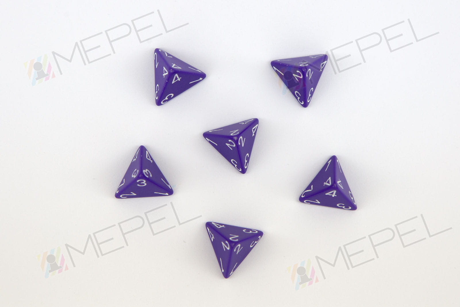 Dice / die D4 - purple