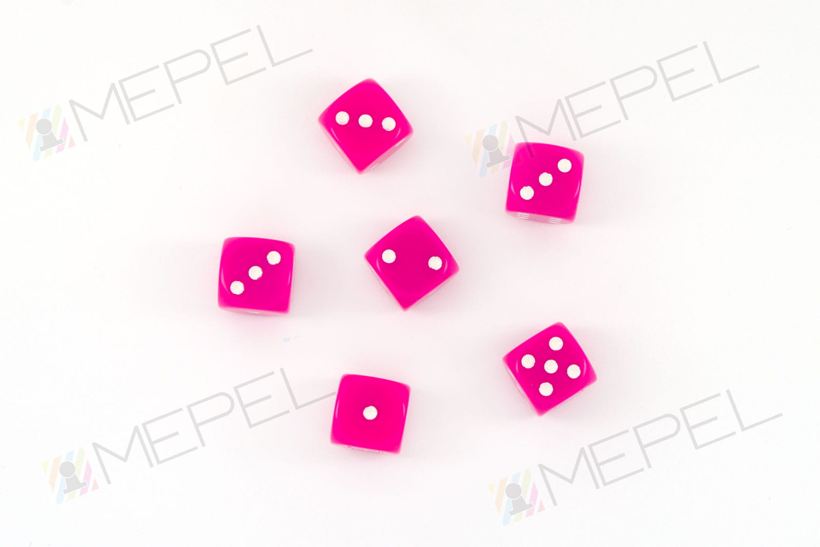 Dice / die D6 16mm - pink