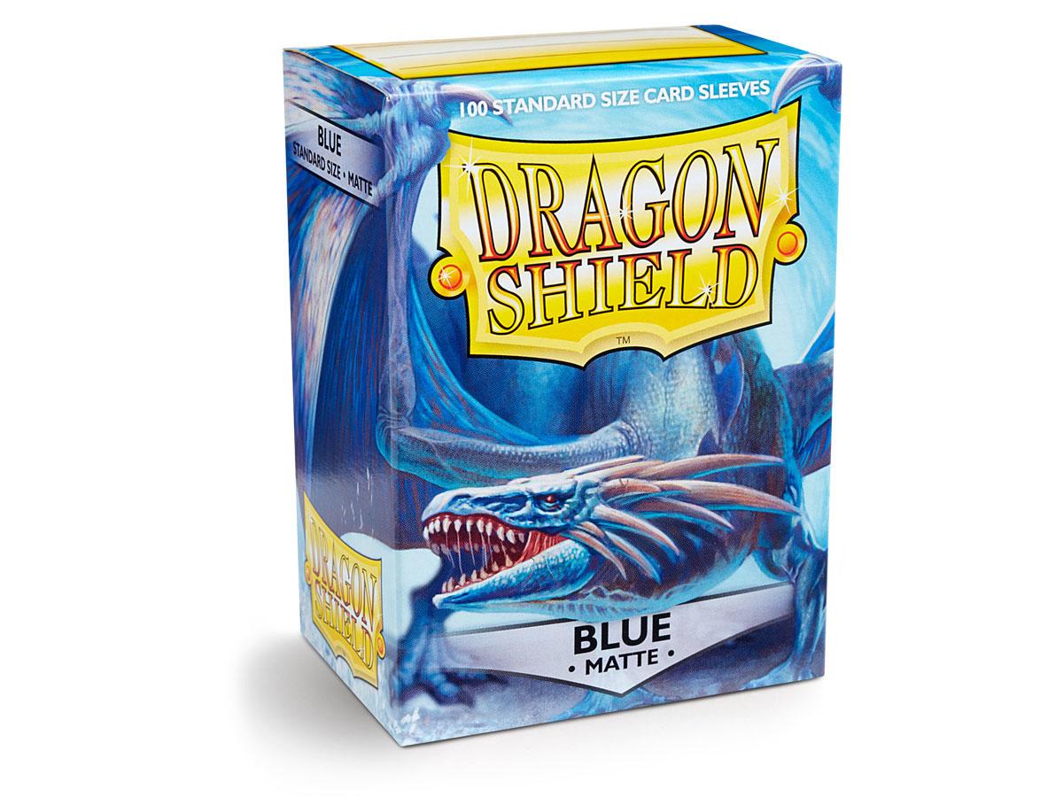 Dragon Shield card sleeves: Matte - blue - 100 pcs