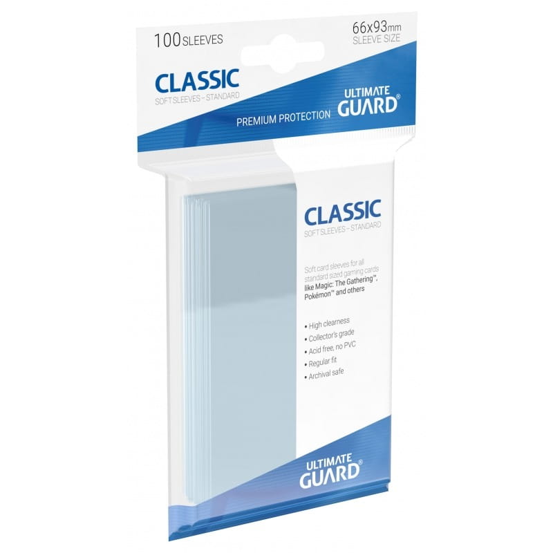 Koszulki na karty Ultimate Guard: Classic Soft Standard CCG Size 63,5x89 mm (100 sztuk)