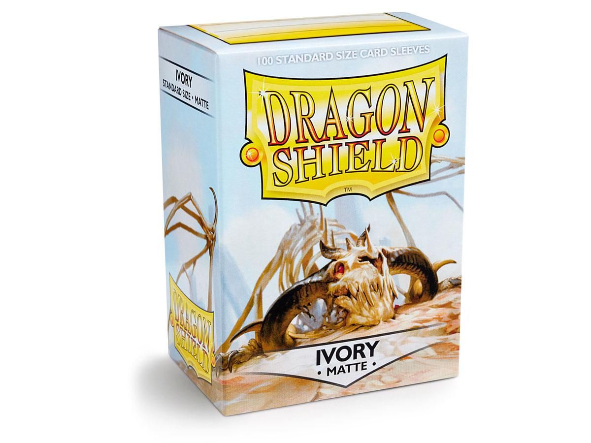 Koszulki na karty Dragon Shield Matte - ivory - 100 sztuk